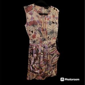 NWT BCBG Max Azria Satin Floral Dress Size XS